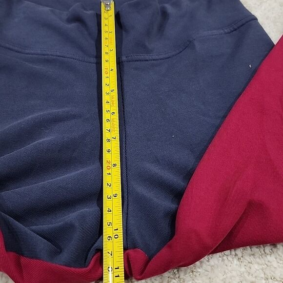 Adidas Women's Leggings XS Long High Rise Colorblock Activewear Sporty - Picture 6 of 9